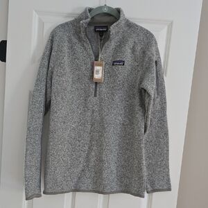 Patagonia Men's Zip-Up Gray Sweater
